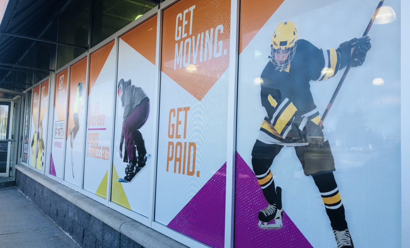 Window Graphics for Retail storefront